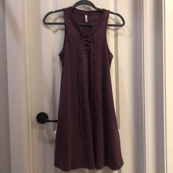 Z Supply Dresses Purple Knit Dress Poshmark
